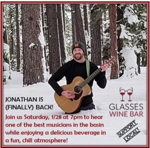 Live Music with Jonathan Hennion @ Glasses Wine Bar